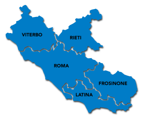 Mappa Lazio